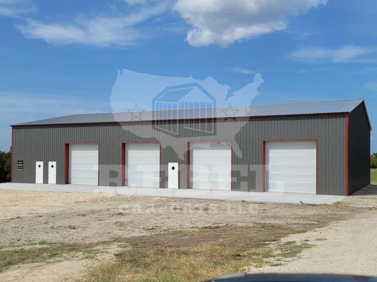 Commercial Shop Building Rebel Carports LLC Collection