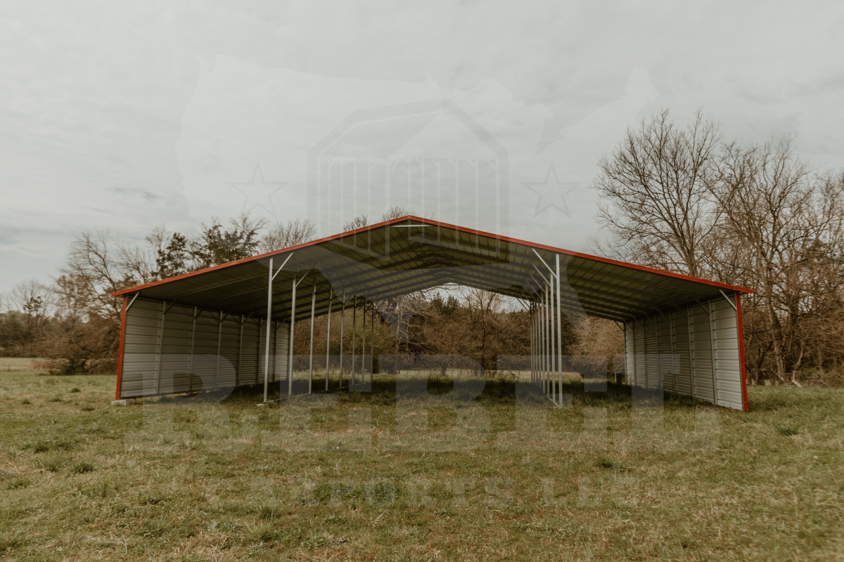 Gay 46x35x11x8 Barn Rebel Carports LLC Collection