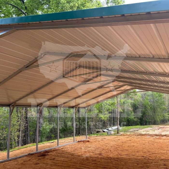 Belk Family 24x30x7 Boxed Eave Carport