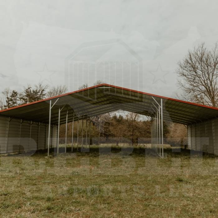 Gay 46x35x11x8 Barn | Rebel Carports LLC Gallery Image
