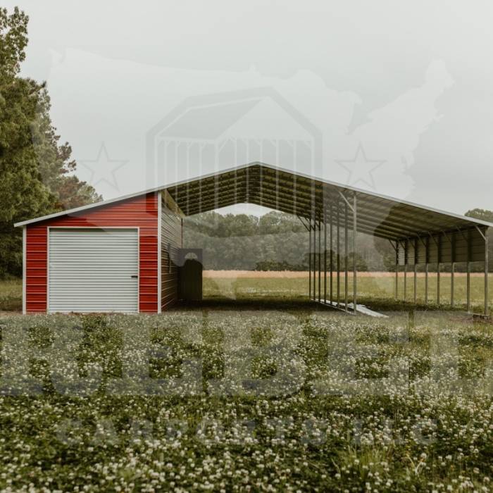 The Holloways 42x35x11x8 Straight Roof Horsebarn