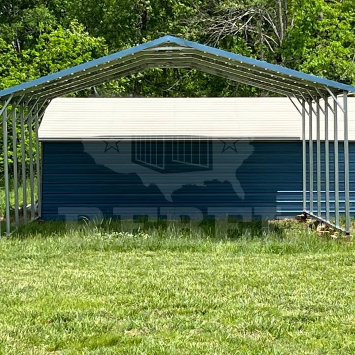 Warden Family Boxed Eave Style carport